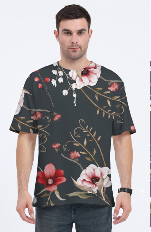Floral Oversized t shirt
