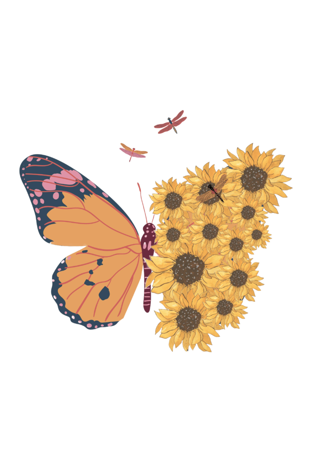 Butterfly Bliss Oversized T-Shirt